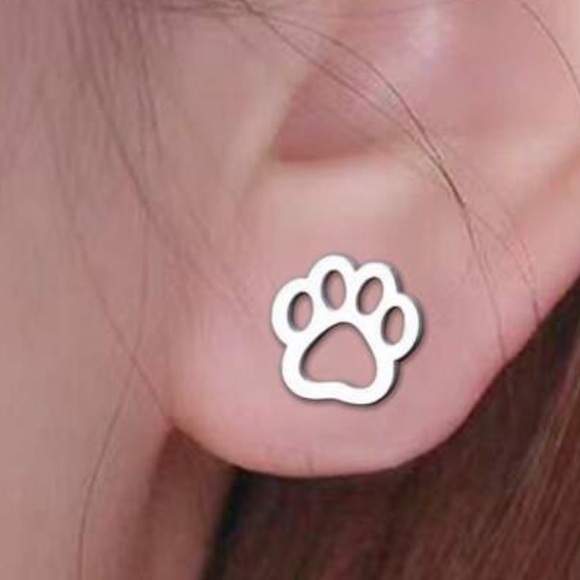 Chic Nation Jewelry - Cute Paw Print Earrings